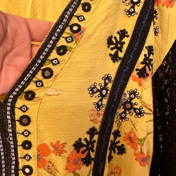 🖤💛Free people blouse🖤💛 - Picture 6 of 14